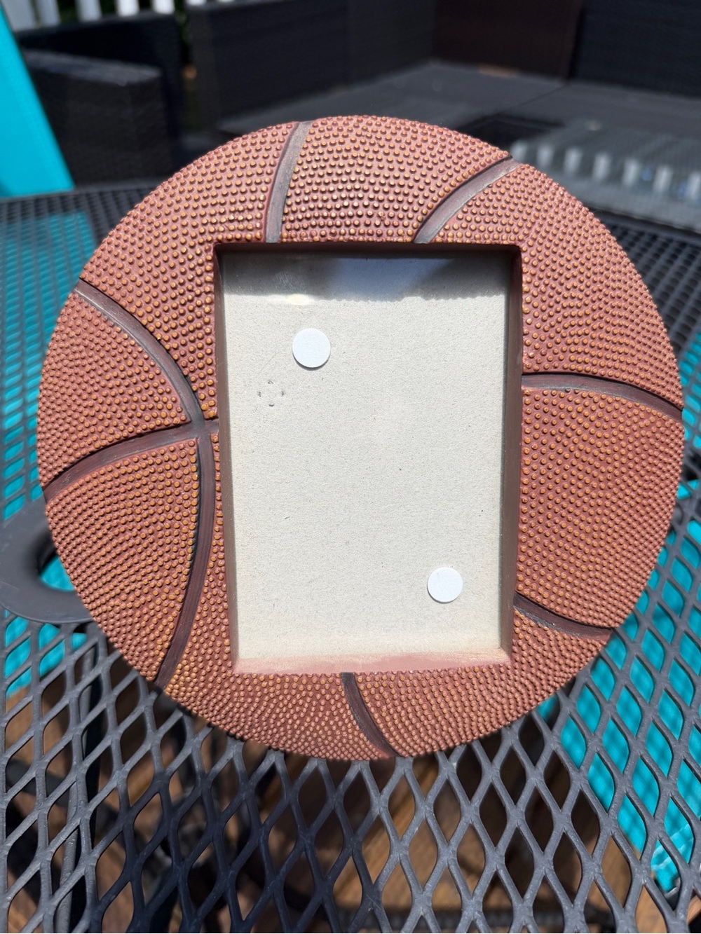 Basketball Shaped Picture Frame